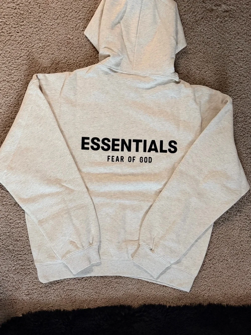 Fear of God ESSENTIALS Light Gray Hoodie - Men's